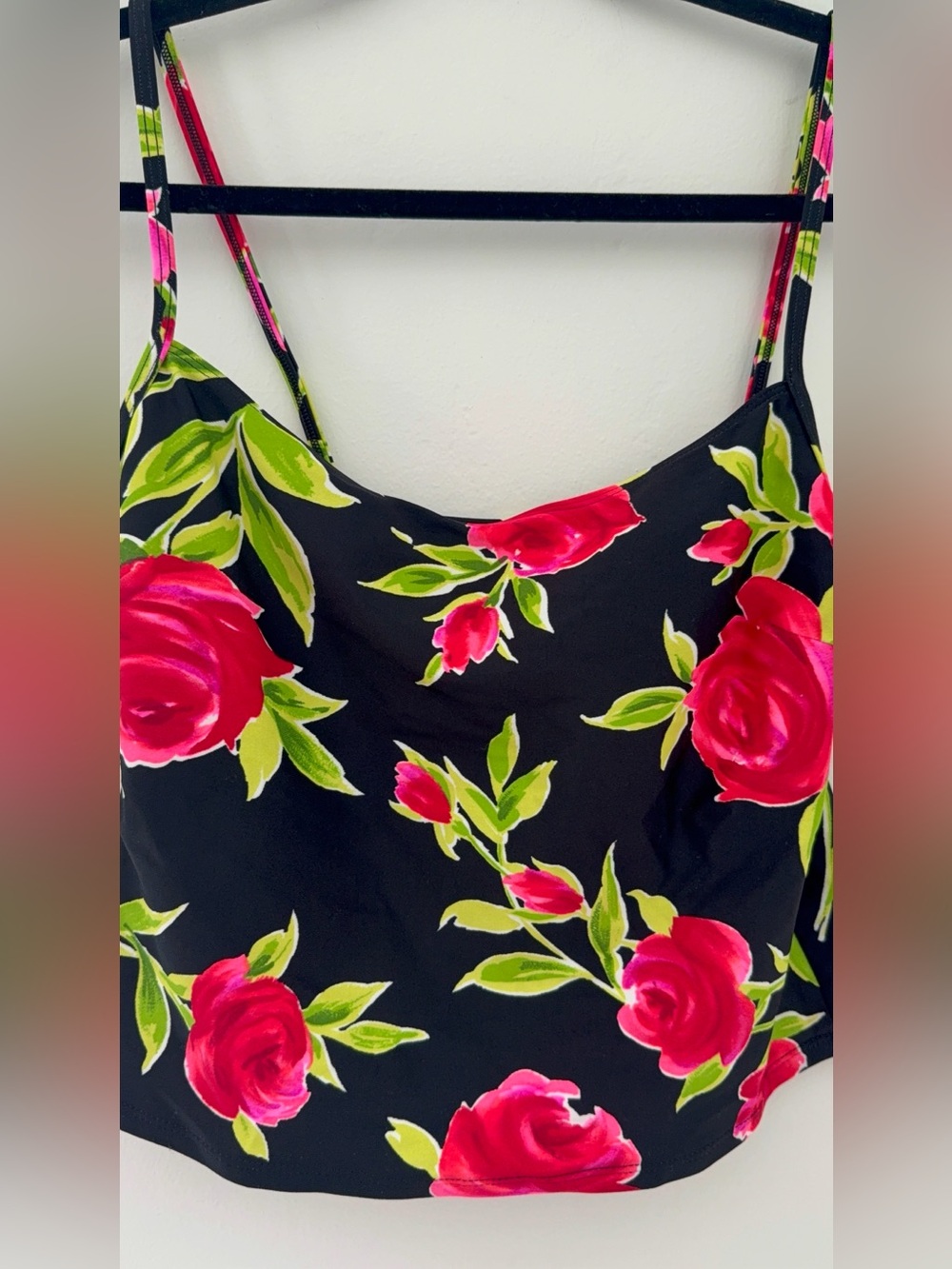 Vintage 90s Y2K La Blanca Swim Graphic Rose
Bathing Suit Tankini Top - Picture 13 of 13